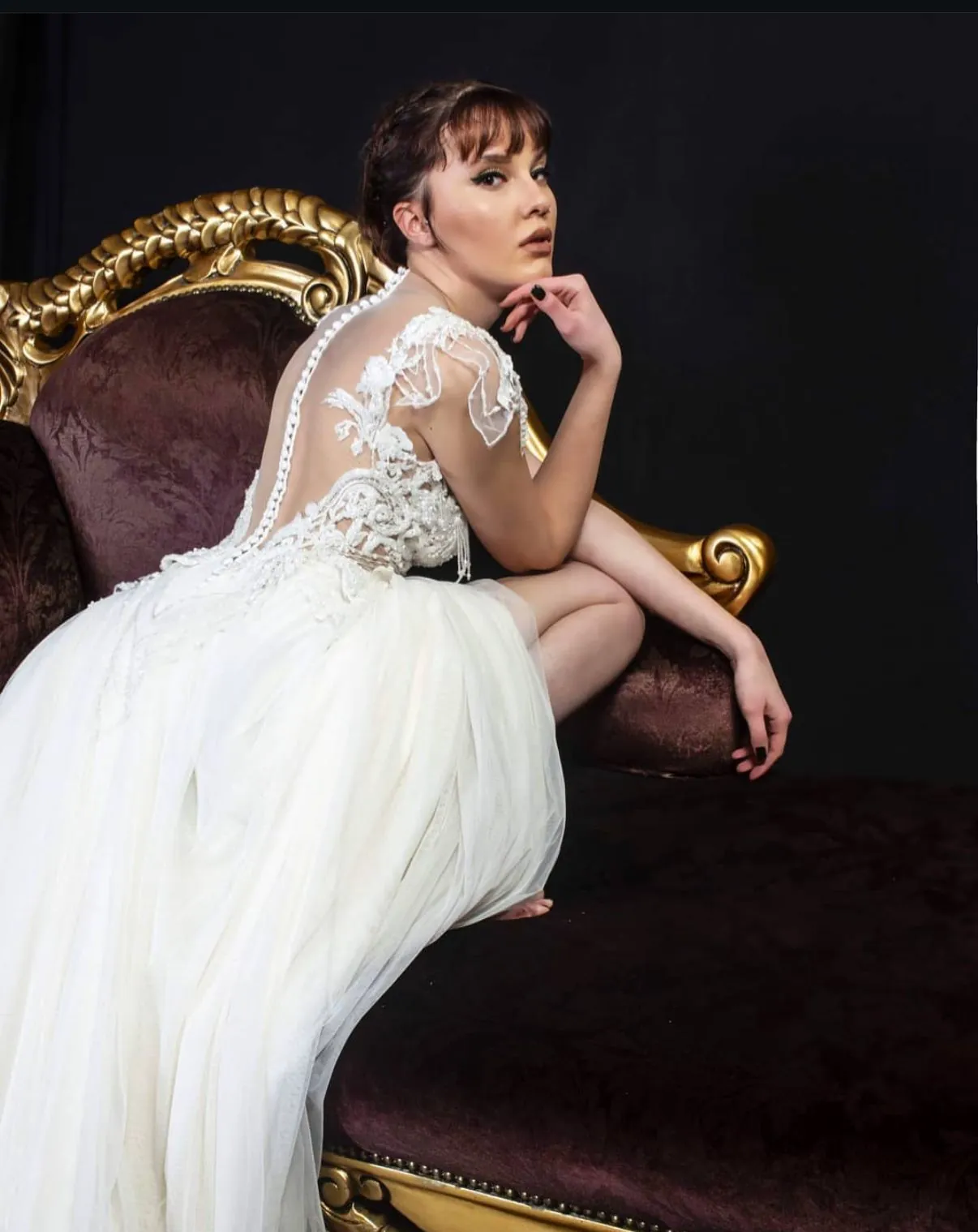 Couture bridal gown by Karmen Aksu