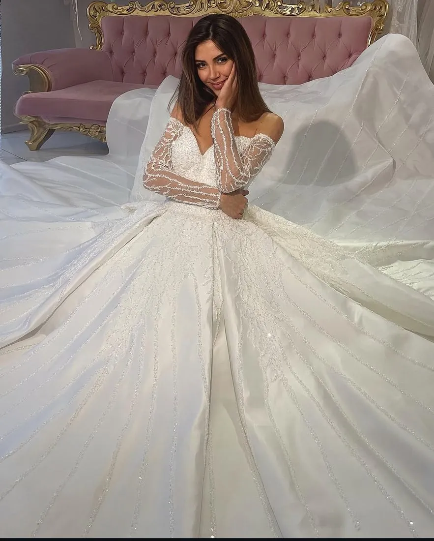 Beaded Ballgown by Karmen Aksu