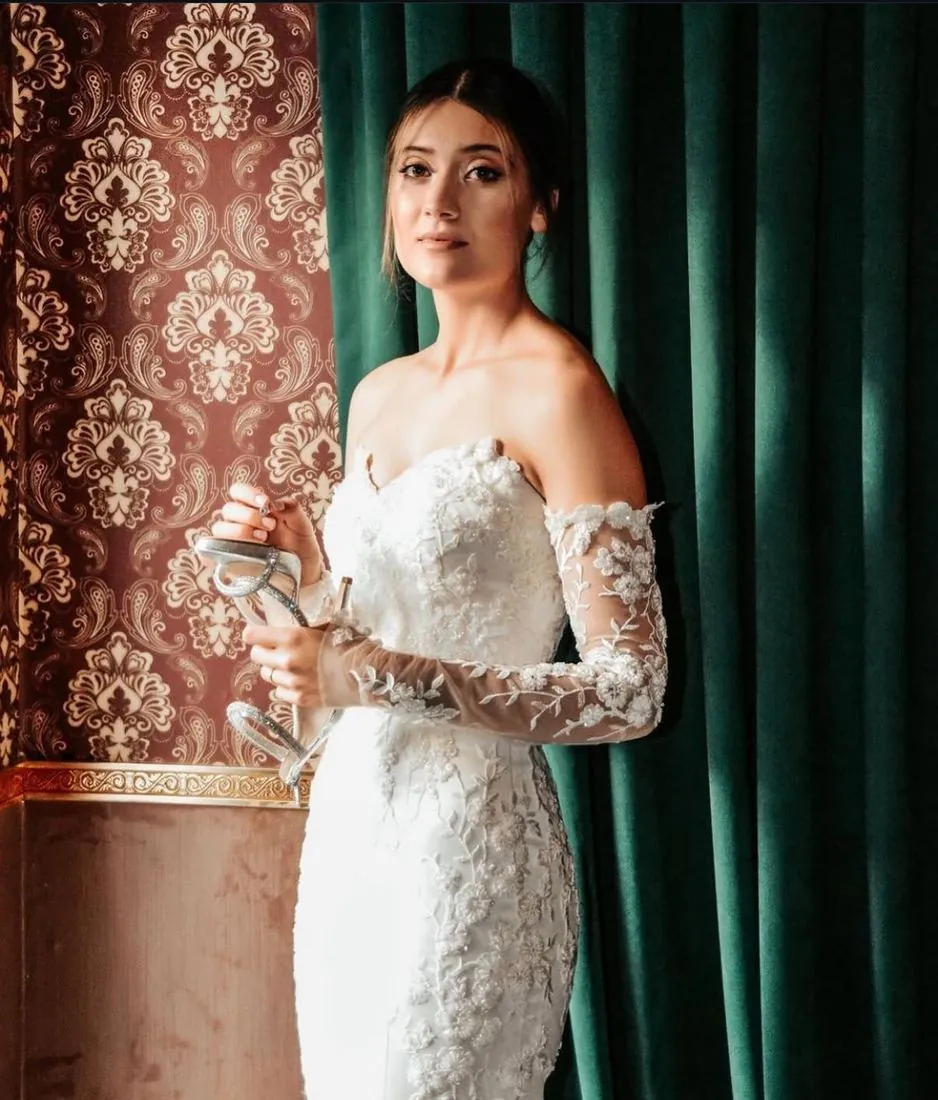 Embroidered Sheath by Karmen Aksu