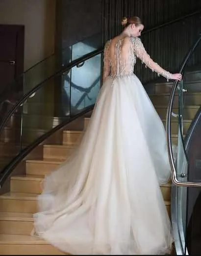 Beaded Illusion Back by Karmen Aksu