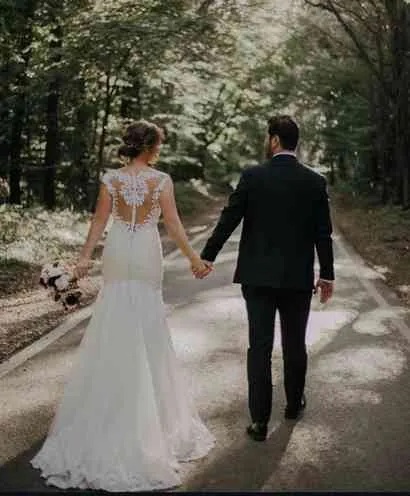 Illusion Lace Back by Karmen Aksu